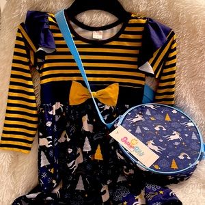 Penelope Plumm dress with Purse size 5